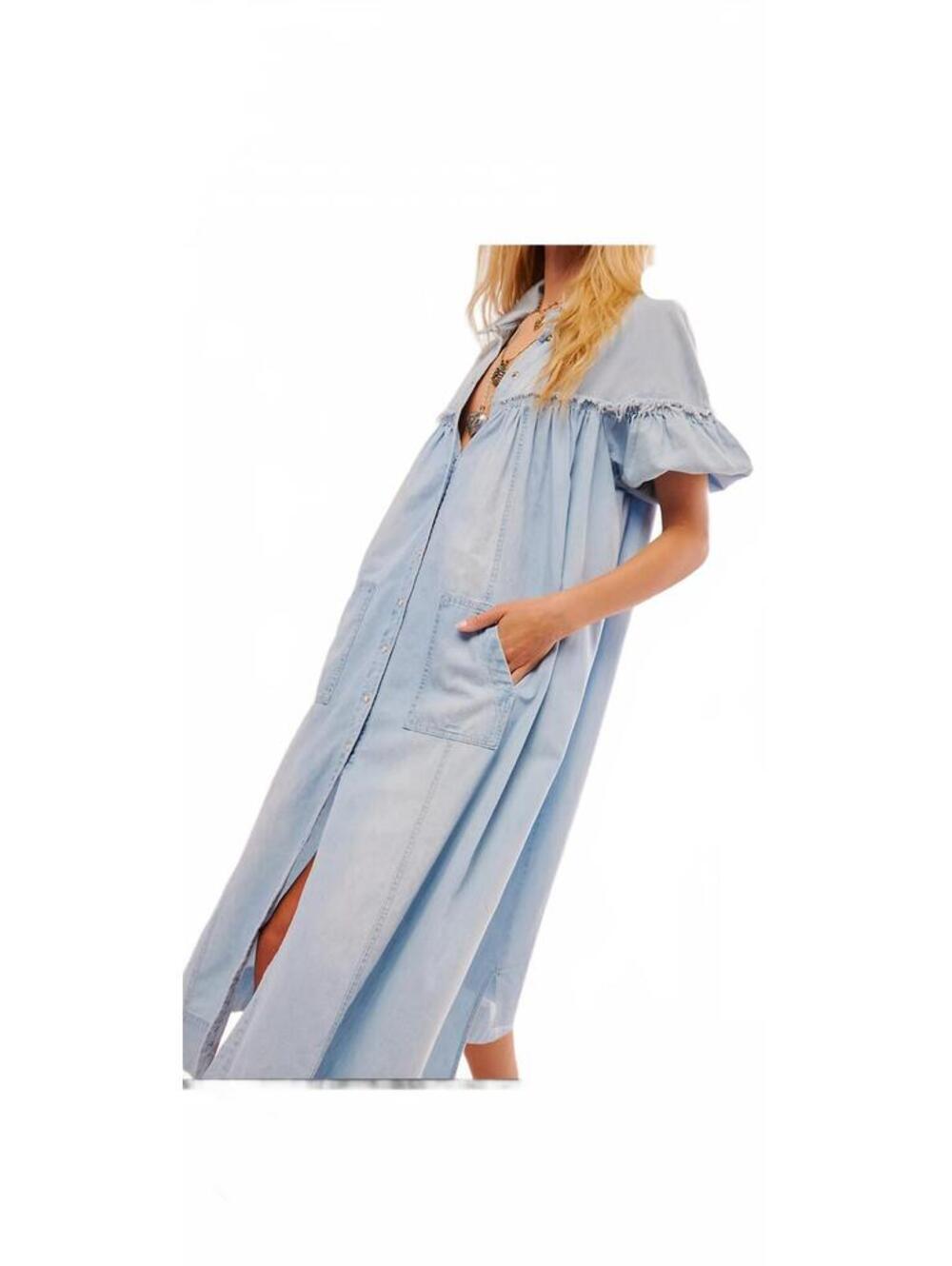 Free People On The Road Maxi Dress Size Small - Picture 2 of 7